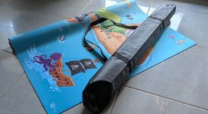 Tapis de jeu pour enfant avec housse de rangement - Univers des Pirates