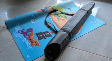 Tapis de jeu pour enfant avec housse de rangement - Univers des Pirates